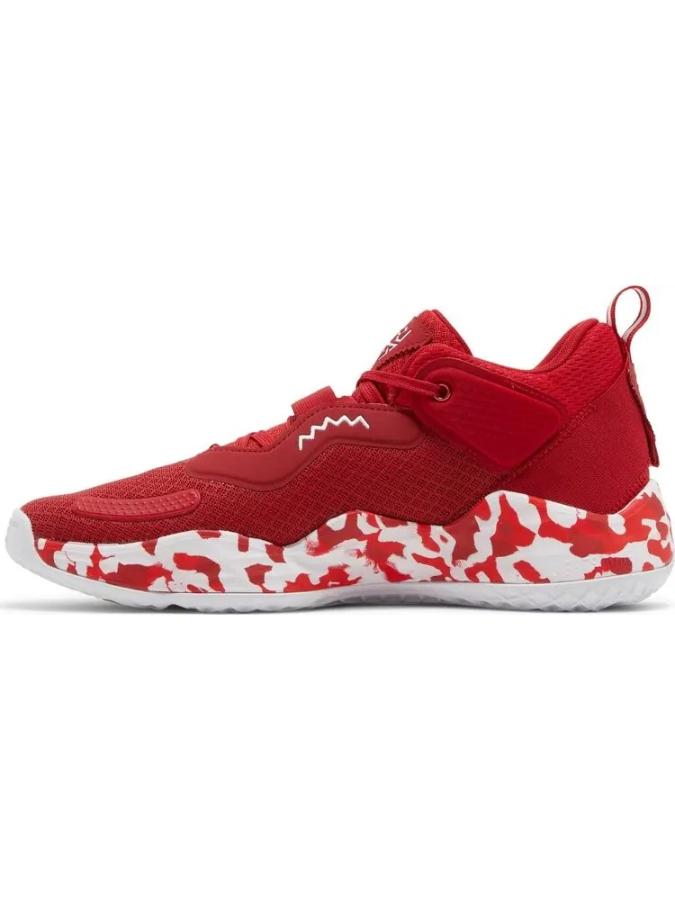 Кроссовки Adidas D.O.N. Issue #3 'Paint Smudge - Team Power Red' — изображение 3 из 8, красный