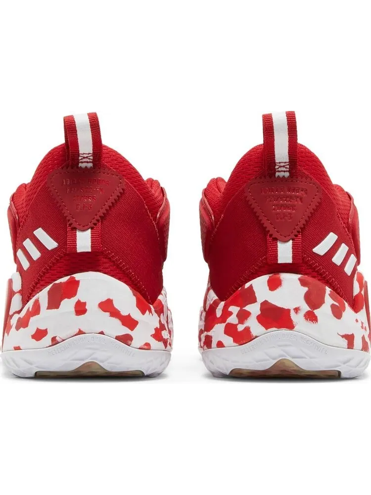 Кроссовки Adidas D.O.N. Issue #3 'Paint Smudge - Team Power Red' — изображение 6 из 8, красный