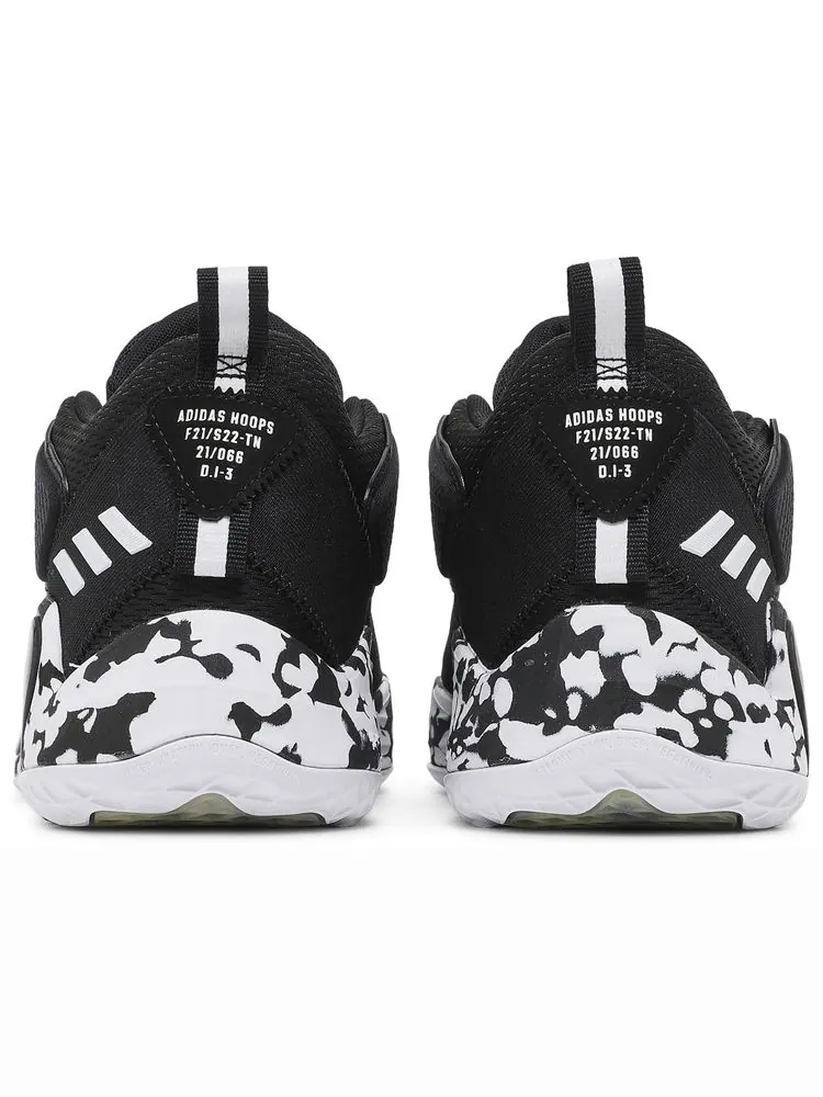Кроссовки adidas D.O.N. Issue #3 'Paint Smudge - Black' — изображение 6 из 8, черный