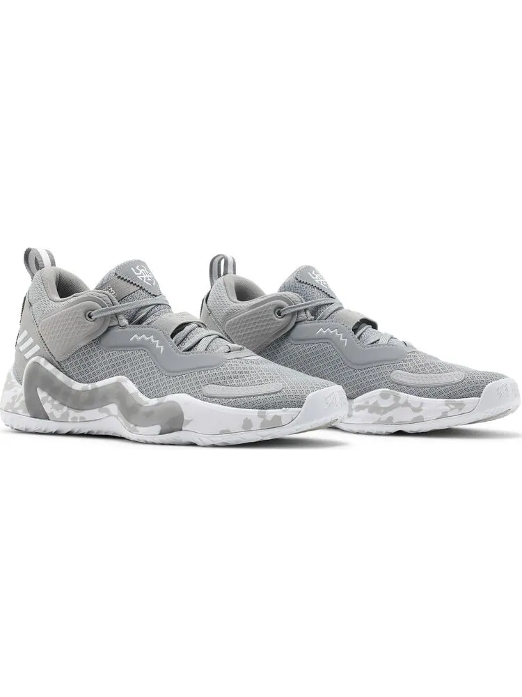 Кроссовки Adidas D.O.N. Issue #3 'Team Mid Grey' — изображение 8 из 8, серый