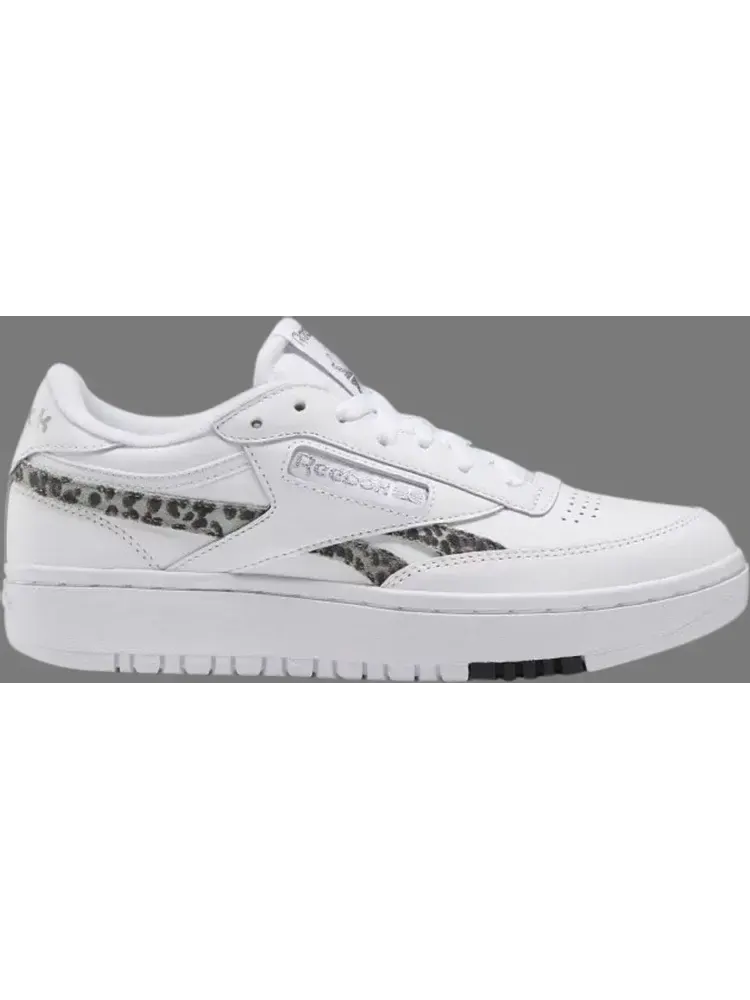 Кроссовки wmns club c double 'cheetah print' Reebok — изображение 1 из 1, белый