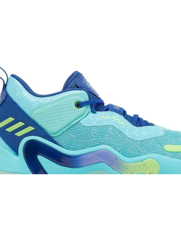 Кроссовки Adidas D.O.N. Issue #3 'Pulse Aqua' — изображение 2 из 8, синий