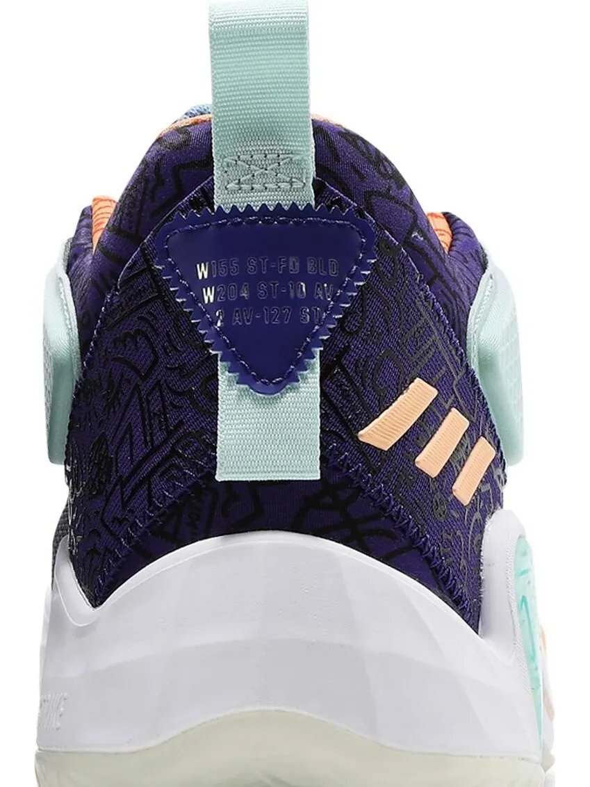 Кроссовки Adidas D.O.N. Issue #3 'Jazz' — изображение 7 из 8, фиолетовый