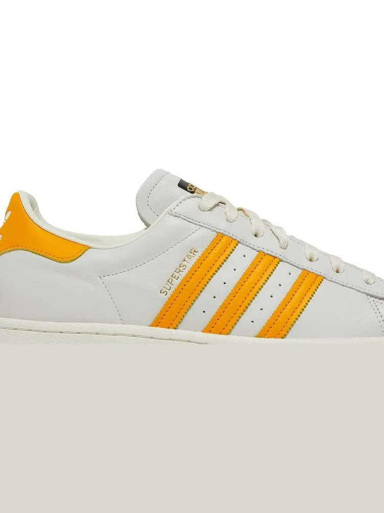 Кроссовки Adidas Superstar 'Off White Collegiate Gold' — изображение 2 из 8, желтый