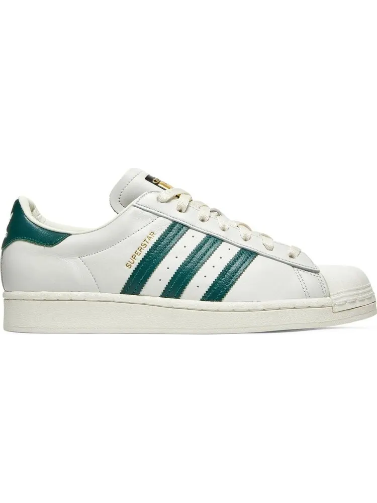 Кроссовки Adidas Superstar 'Off White Collegiate Green' — изображение 1 из 8, зеленый