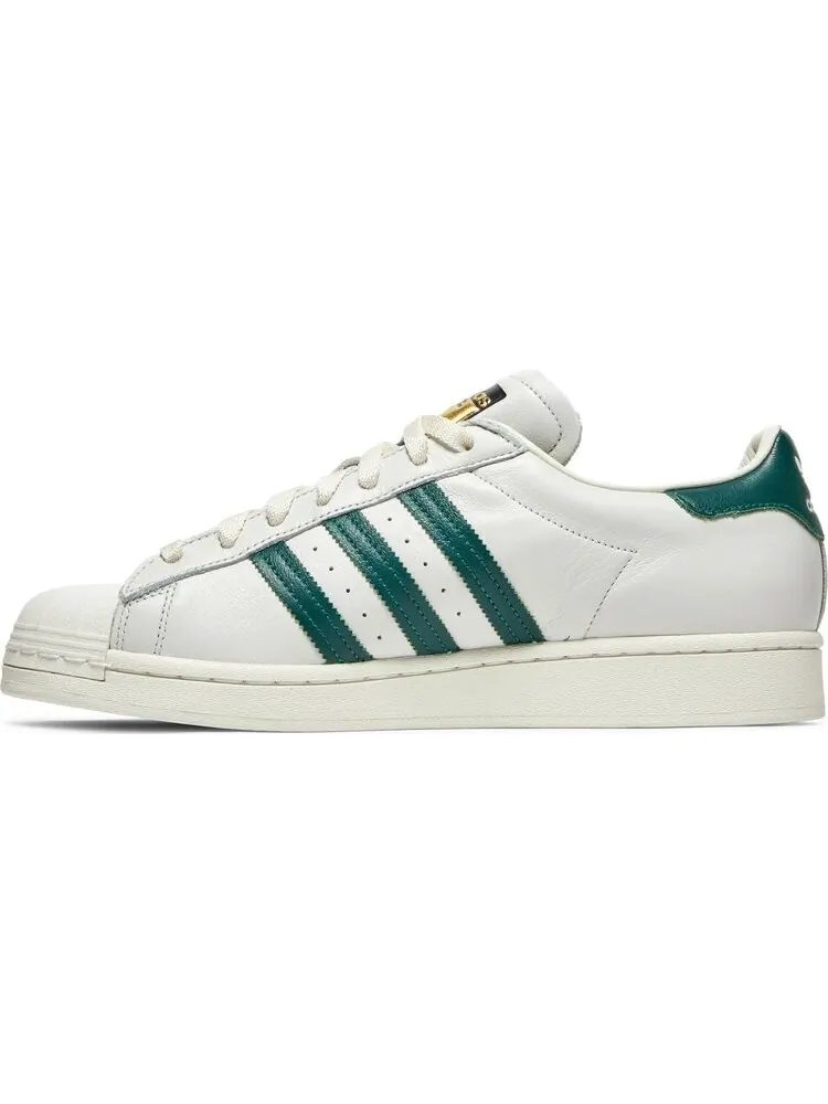 Кроссовки Adidas Superstar 'Off White Collegiate Green' — изображение 3 из 8, зеленый
