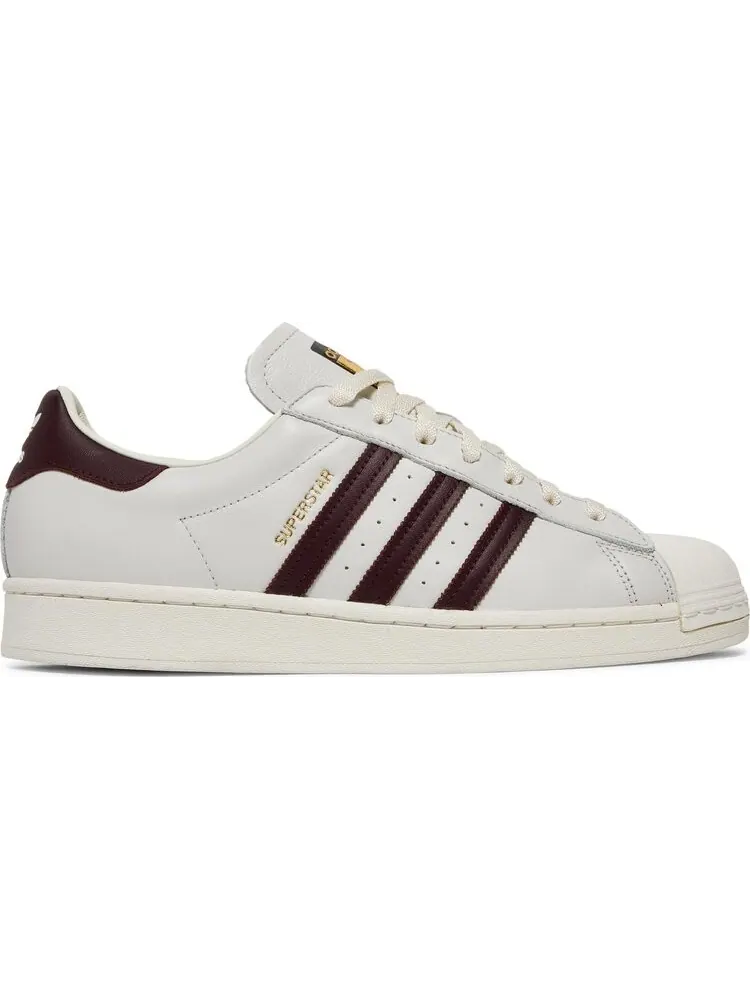 Кроссовки Adidas Superstar 'Off White Maroon' — изображение 1 из 8, красный