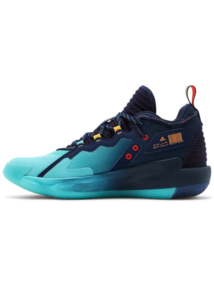 Кроссовки adidas Dame 7 EXTPLY 'Dark Blue' — изображение 3 из 8, синий