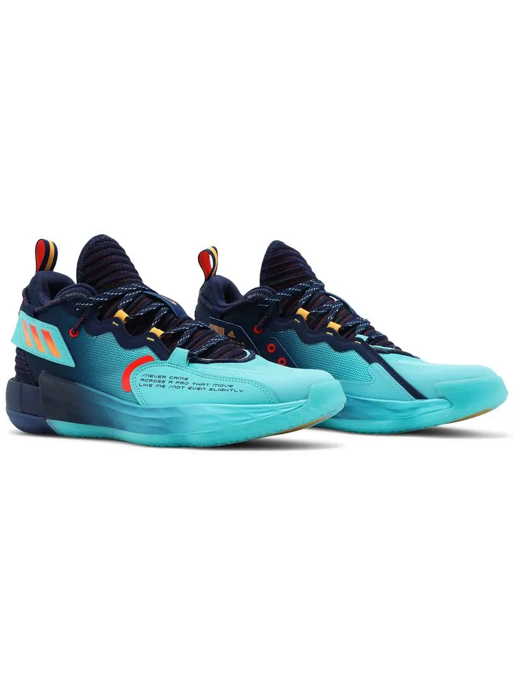 Кроссовки adidas Dame 7 EXTPLY 'Dark Blue' — изображение 8 из 8, синий
