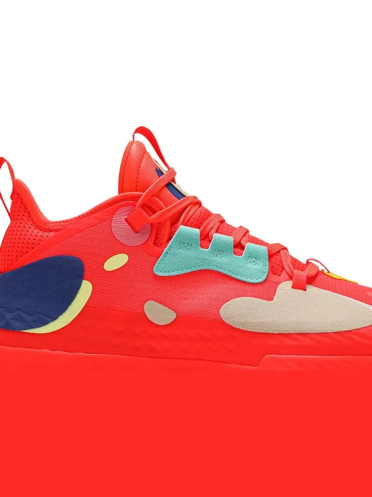 Кроссовки Adidas Harden Vol. 5 Futurenatural 'Solar Red' — изображение 2 из 8, оранжевый