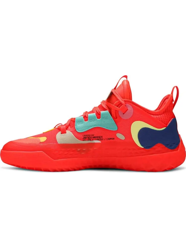 Кроссовки Adidas Harden Vol. 5 Futurenatural 'Solar Red' — изображение 3 из 8, оранжевый