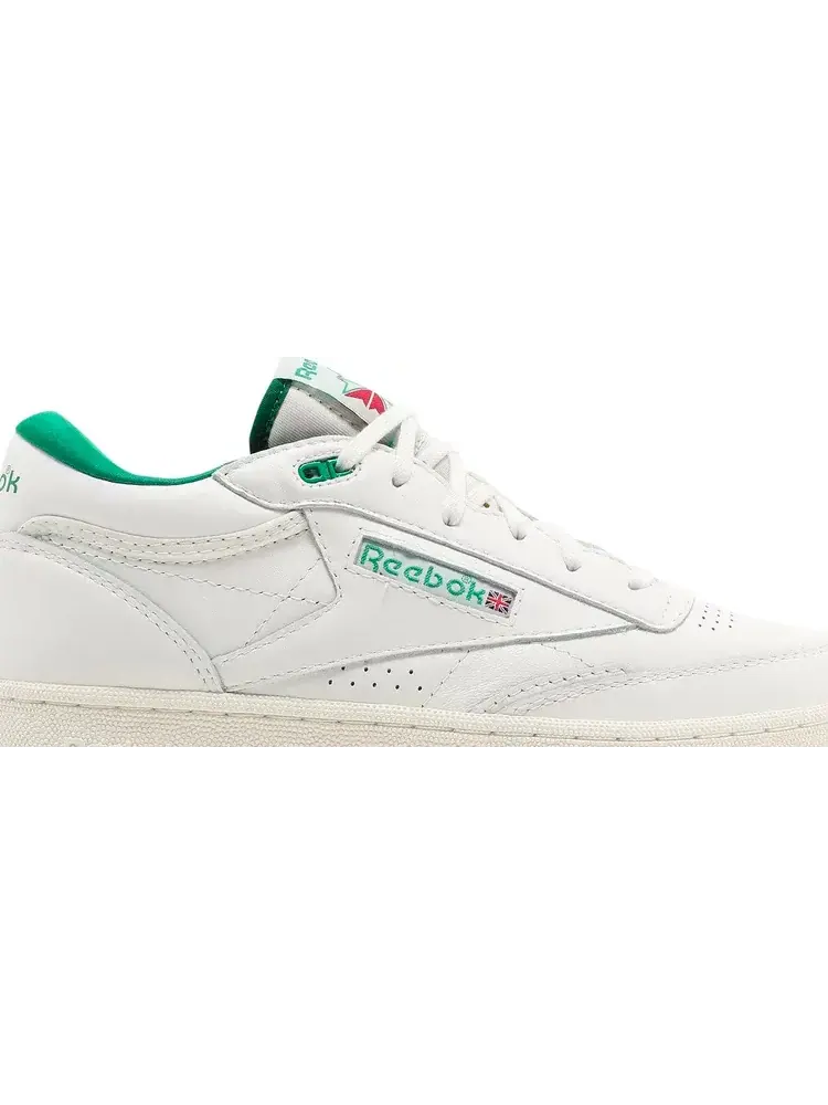 Кроссовки club c mid 2 vintage 'chalk glen green' Reebok, пломбир — изображение 2 из 8, бежевый