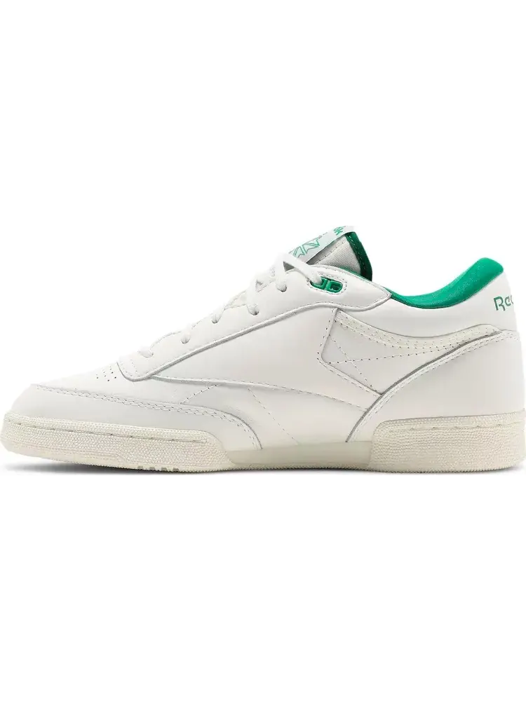 Кроссовки club c mid 2 vintage 'chalk glen green' Reebok, пломбир — изображение 3 из 8, бежевый