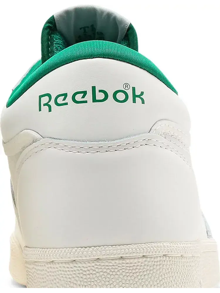 Кроссовки club c mid 2 vintage 'chalk glen green' Reebok, пломбир — изображение 7 из 8, бежевый
