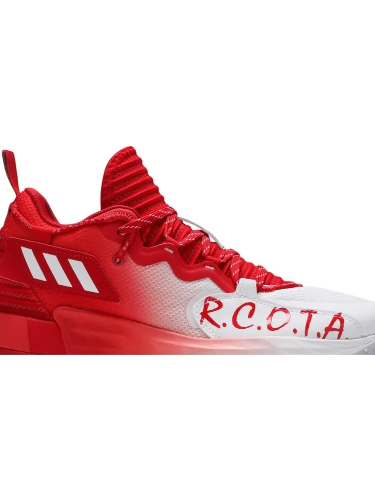 Кроссовки Adidas Dame 7 EXTPLY 'R.C.O.T.A.' — изображение 2 из 8, красный