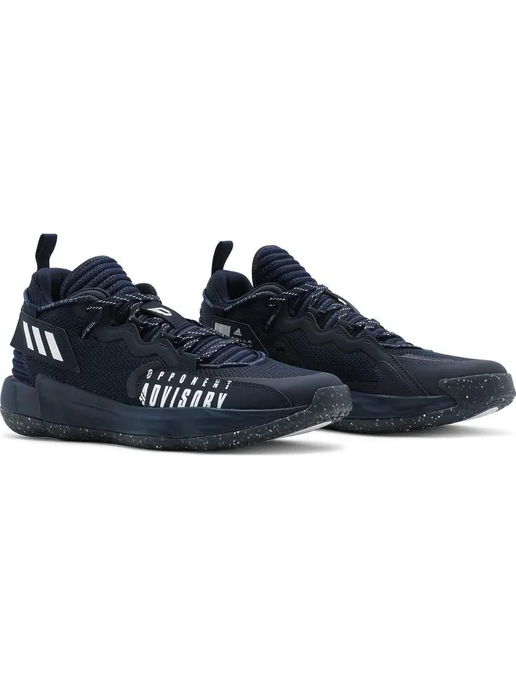 Кроссовки Adidas Dame 7 EXTPLY 'Opponent Advisory - Team Navy' — изображение 8 из 8, синий