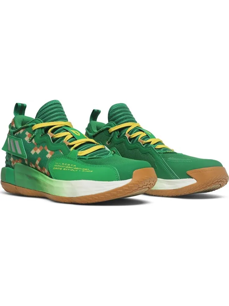 Кроссовки Adidas Dame 7 EXTPLY 'Team Green' — изображение 8 из 8, зеленый