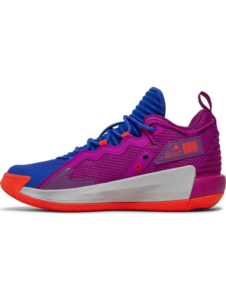 Кроссовки Adidas Dame 7 EXTPLY 'Say Cheese' — изображение 3 из 8, фиолетовый