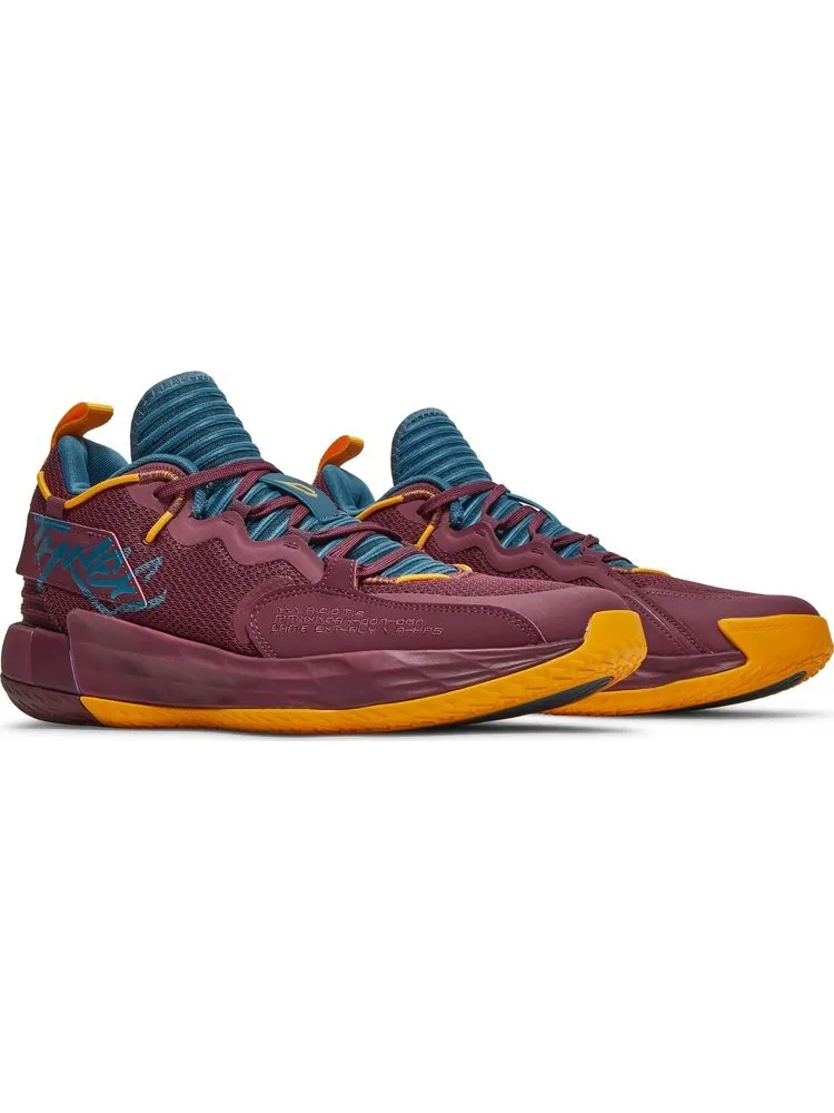 Кроссовки Adidas Dame 7 EXTPLY 'Three' — изображение 8 из 8, красный