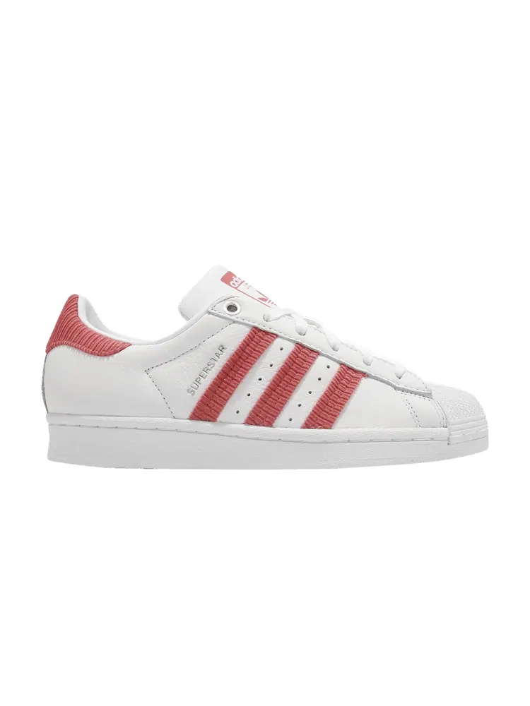 Кроссовки adidas Wmns Superstar 'Corduroy Striped - White Tactile Pink' — изображение 1 из 1