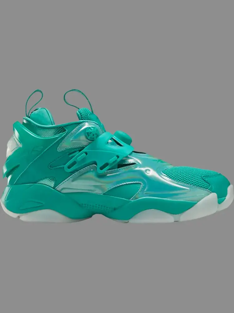 Кроссовки juun j x pump court 'emerald metallic' Reebok — изображение 1 из 1, зеленый