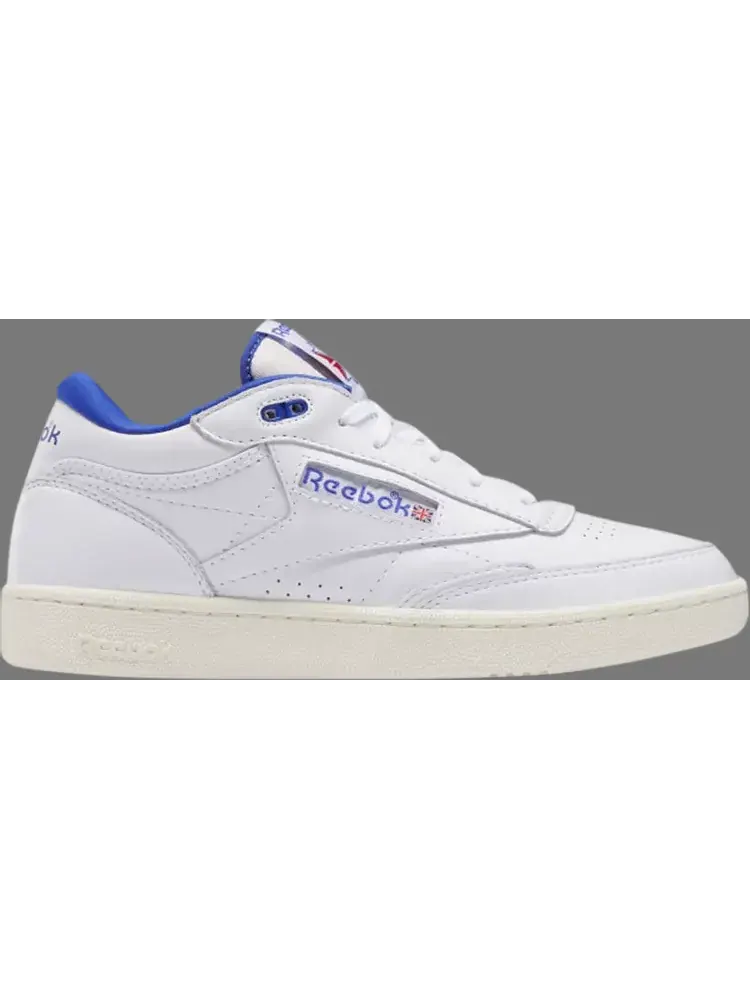 Кроссовки club c mid 2 vintage 'white bright cobalt' Reebok — изображение 1 из 1, белый
