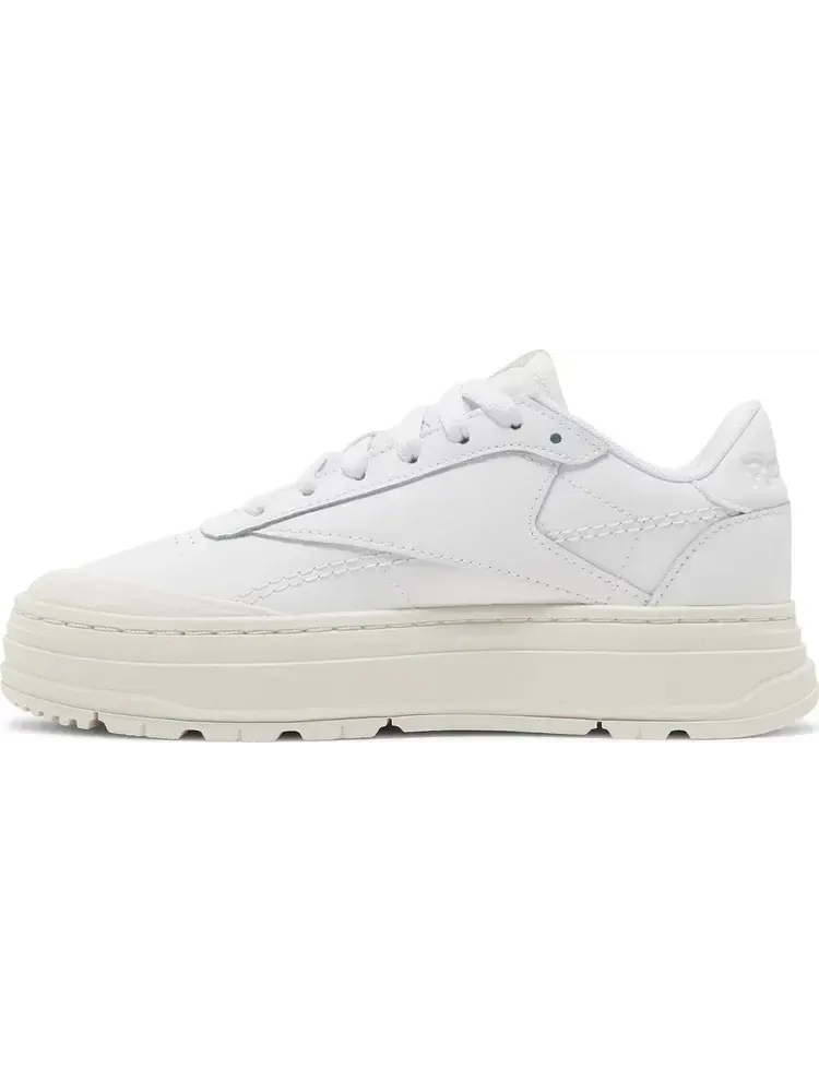 Кроссовки wmns club c double geo 'triple white' Reebok — изображение 3 из 8, белый