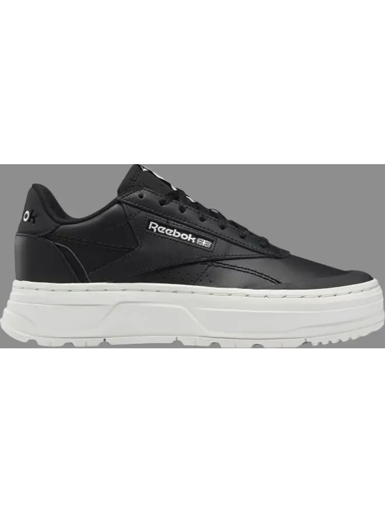 Кроссовки wmns club c double geo 'black chalk' Reebok — изображение 1 из 1, черный