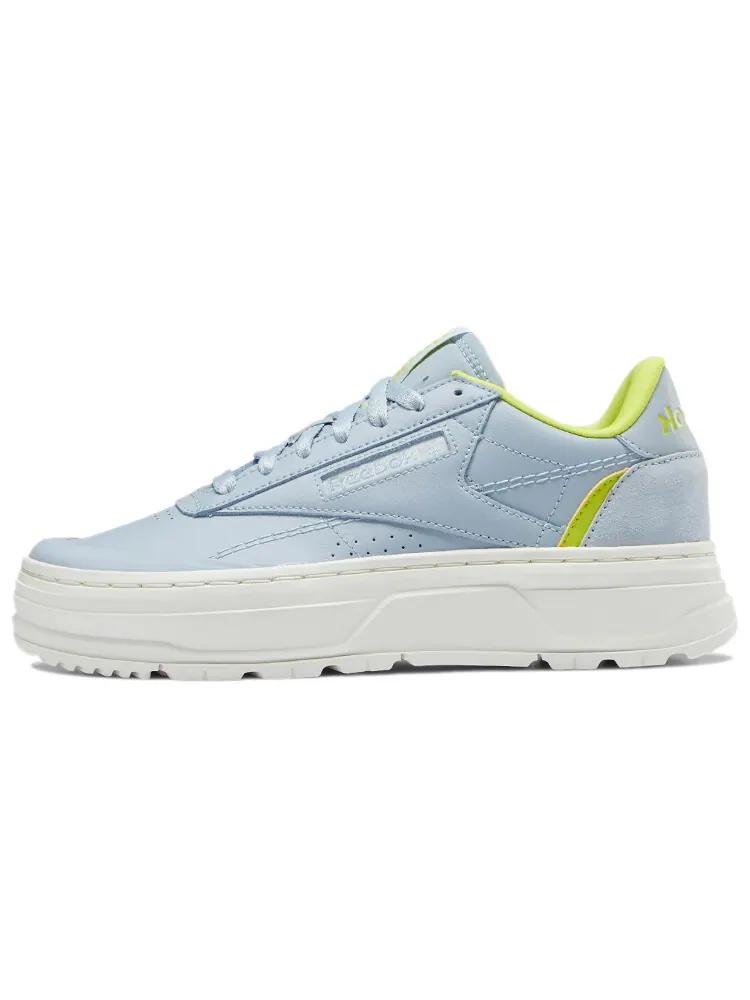 Reebok Club C Women's Double Geo 'Gable Grey Acid Yellow' — изображение 1 из 5