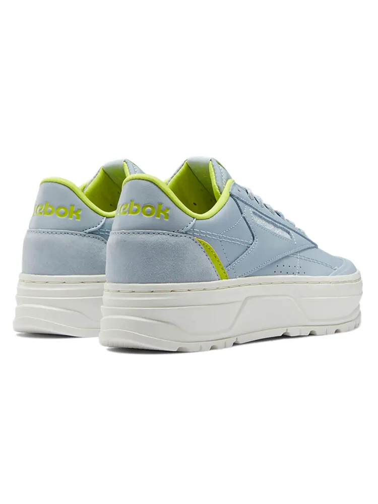 Reebok Club C Women's Double Geo 'Gable Grey Acid Yellow' — изображение 4 из 5