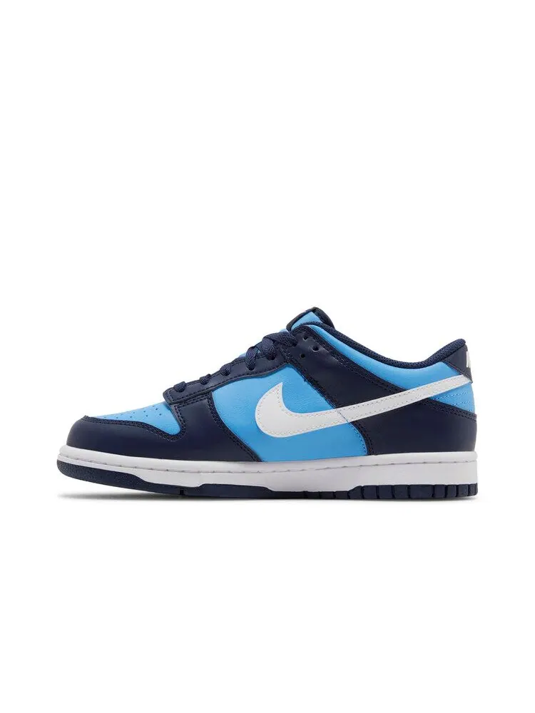 Кроссовки Nike Dunk Low GS 'University Blue' — изображение 4 из 9, синий/белый