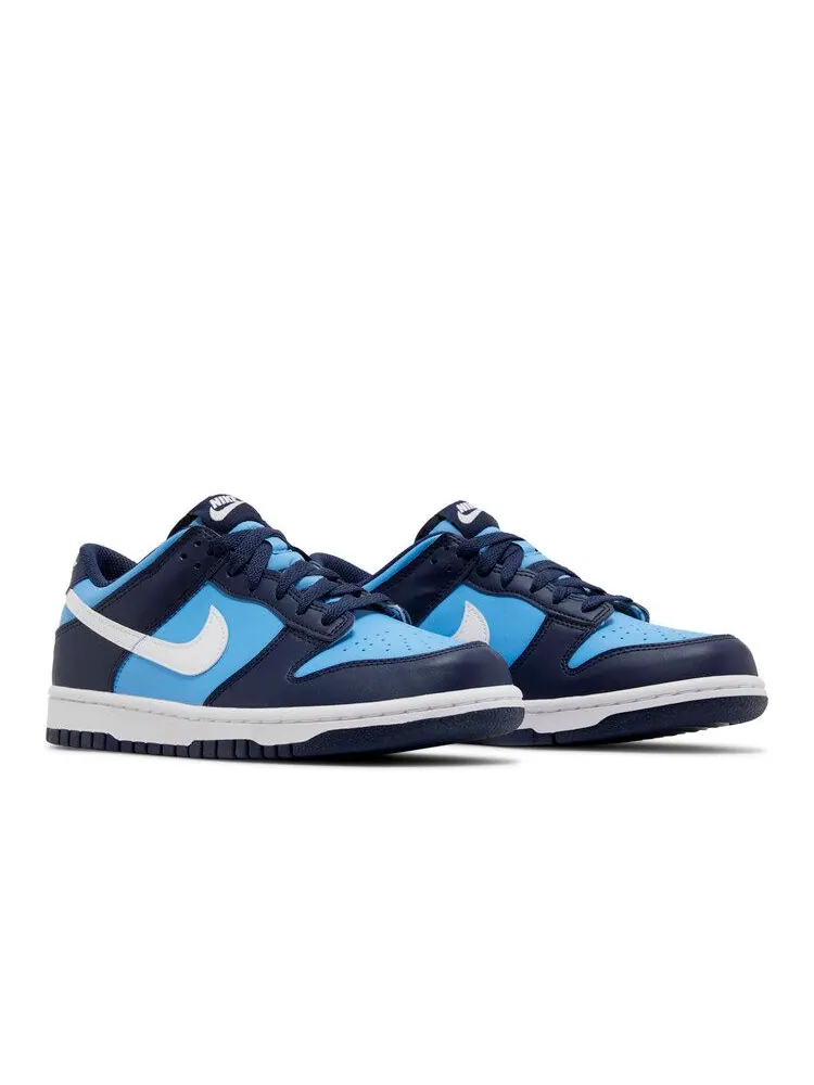 Кроссовки Nike Dunk Low GS 'University Blue' — изображение 9 из 9, синий/белый