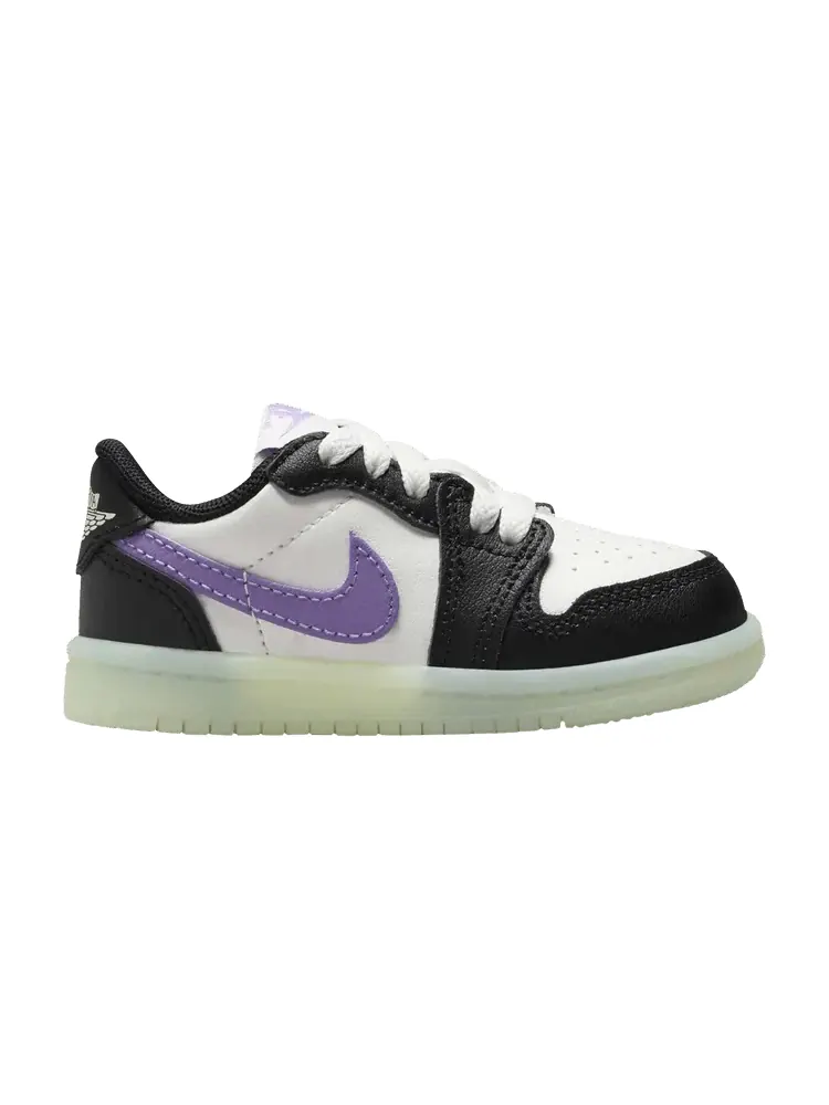 Кроссовки Air Jordan Air Jordan 1 Retro Low OG TD 'Black Raspberry' — изображение 1 из 1, черный/черный
