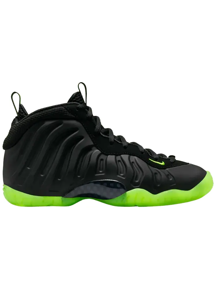 Кроссовки Nike Little Posite One GS 'Black Volt' — изображение 1 из 1, черный