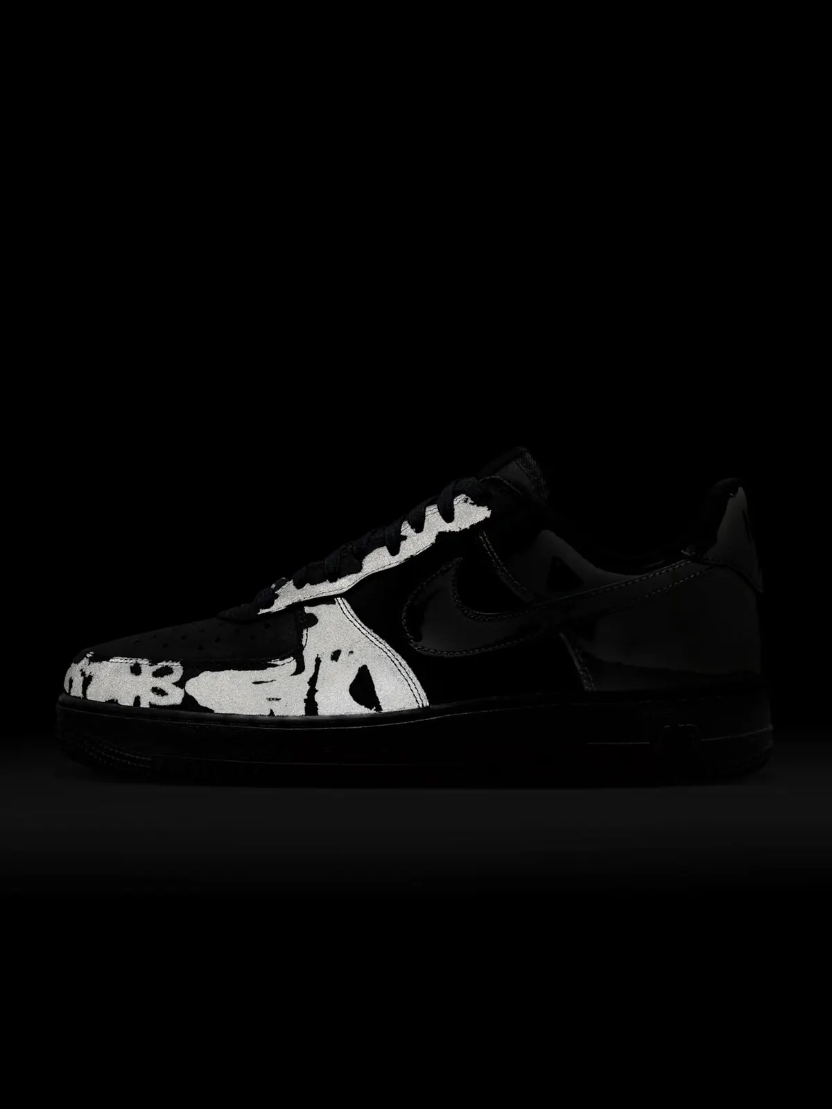 Кроссовки унисекс Nike Air Force 1 Low — изображение 11 из 12, черный/серебряный