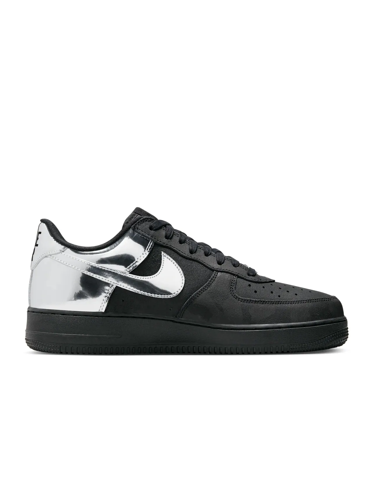 Кроссовки унисекс Nike Air Force 1 Low — изображение 6 из 12, черный/серебряный