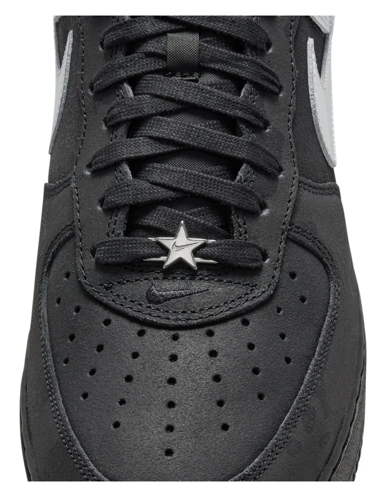 Кроссовки унисекс Nike Air Force 1 Low — изображение 9 из 12, черный/серебряный