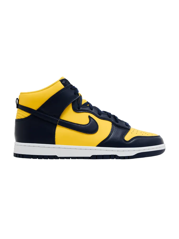 Кроссовки Nike Dunk High 'Michigan' 2025 — изображение 1 из 9, темно-синий//фиолетовый