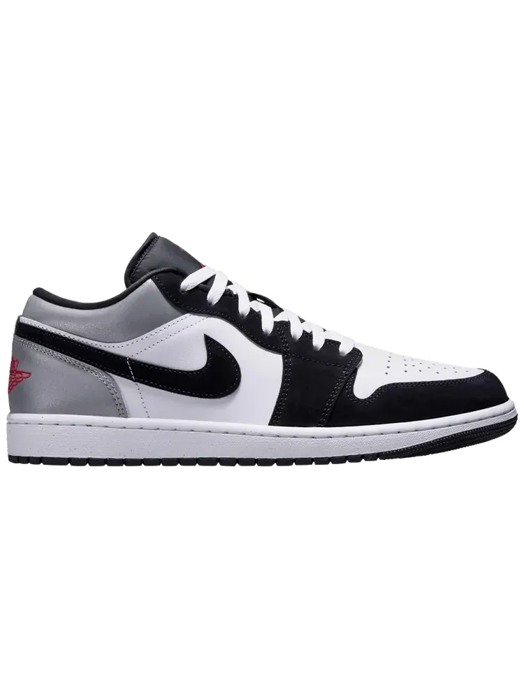 Кроссовки Air Jordan 1 Low SE 'White Black Matte Silver' — изображение 1 из 1, белый черный серебристый