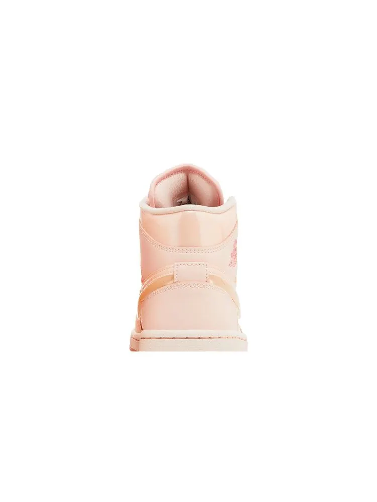 Кроссовки Air Jordan Wmns Air Jordan 1 Mid 'Patent Valentine's Day' — изображение 8 из 9, розовый