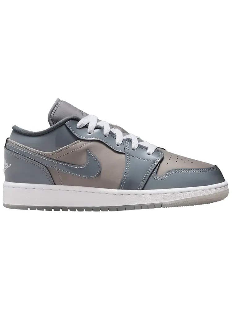Кроссовки Air Jordan 1 Low GS 'Patent Cool Grey' — изображение 1 из 1, серый