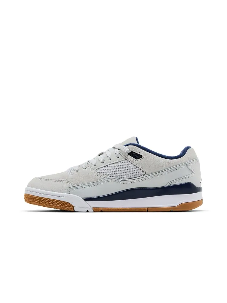 Кроссовки Jordan Flight Court 'Neutral Grey Midnight Navy Gum' — изображение 3 из 8, серый темно-синий