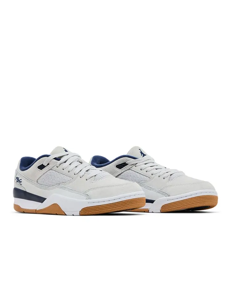 Кроссовки Jordan Flight Court 'Neutral Grey Midnight Navy Gum' — изображение 8 из 8, серый темно-синий