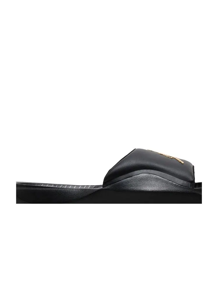 Кроссовки Jordan Franchise Slide 'Black Metallic Gold' — изображение 2 из 8