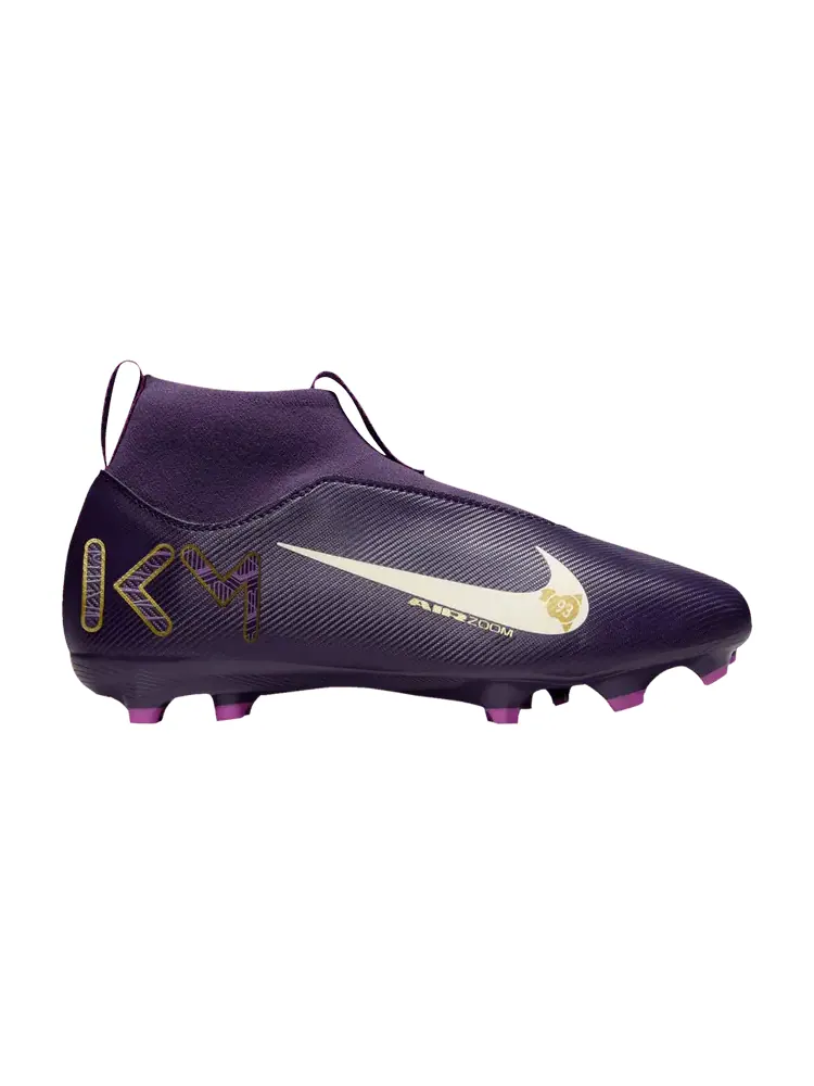 Кроссовки Kylian Mbappé x Zoom Mercurial Superfly 10 Academy MG GS 'Grand Purple' — изображение 1 из 1, фиолетовый