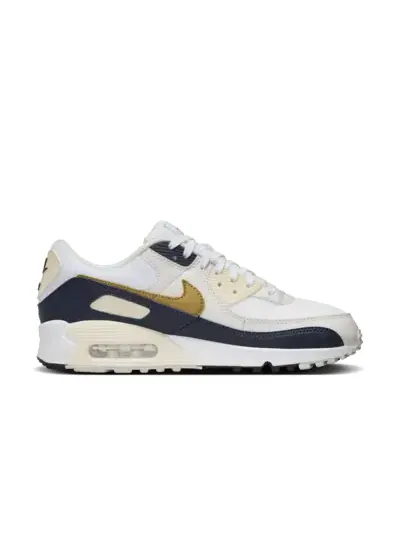 Кроссовки Nike Air Max 90 Next Nature — изображение 3 из 4, белый/синий/золотой