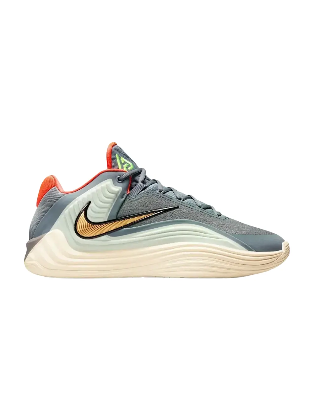 Кроссовки Nike Giannis Freak 7 EP — изображение 1 из 1, серый/желтый золотистый