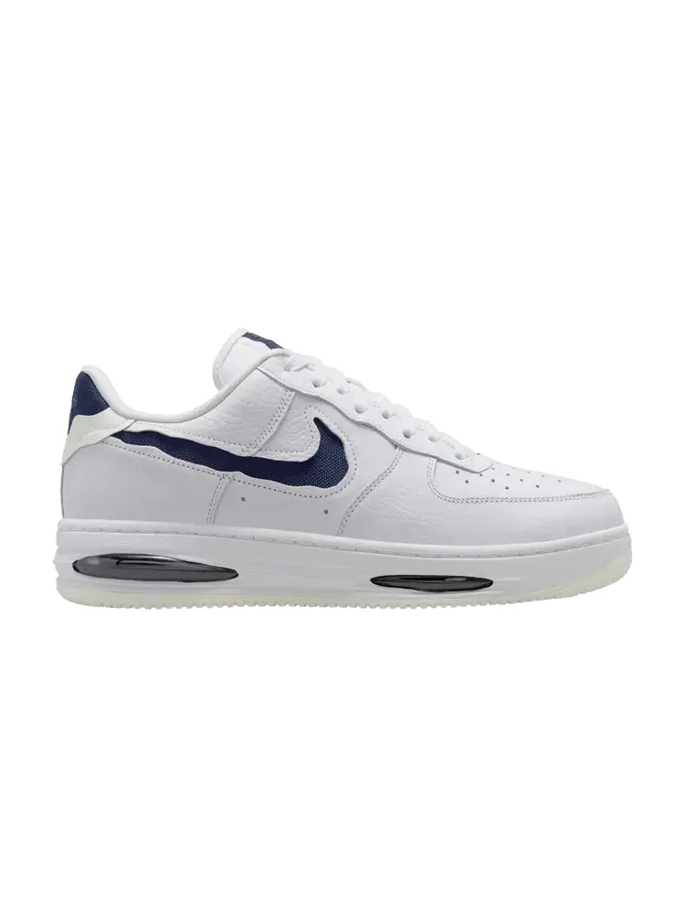 Кроссовки Nike Air Force 1 Low EVO White Midnight Navy — изображение 1 из 1, белый темно-синий