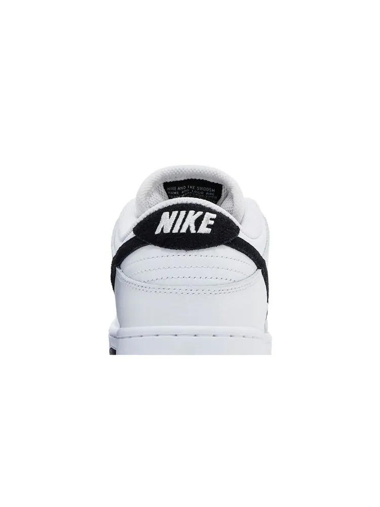 Кроссовки Dunk Low Pro SB 'White Black' — изображение 7 из 8, белый черный