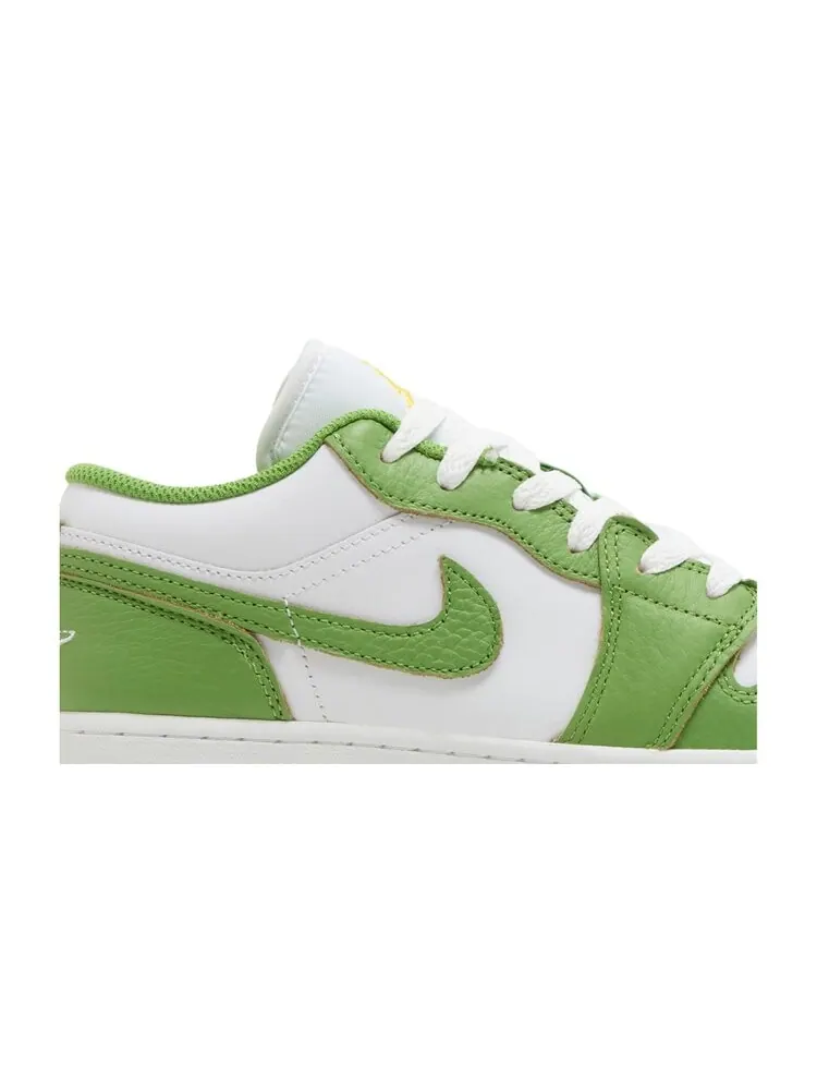 Кроссовки Air Jordan 1 Low GS — изображение 2 из 4, зеленый